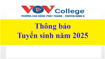Thông báo Tuyển sinh Cao đẳng Chính quy năm 2025