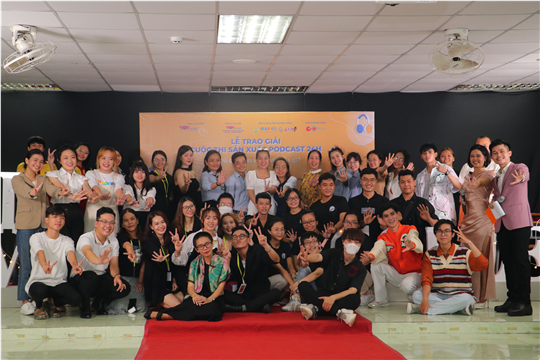Sinh viên VOV College tổ chức trao giải “Cuộc thi sản xuất Podcast 24H”